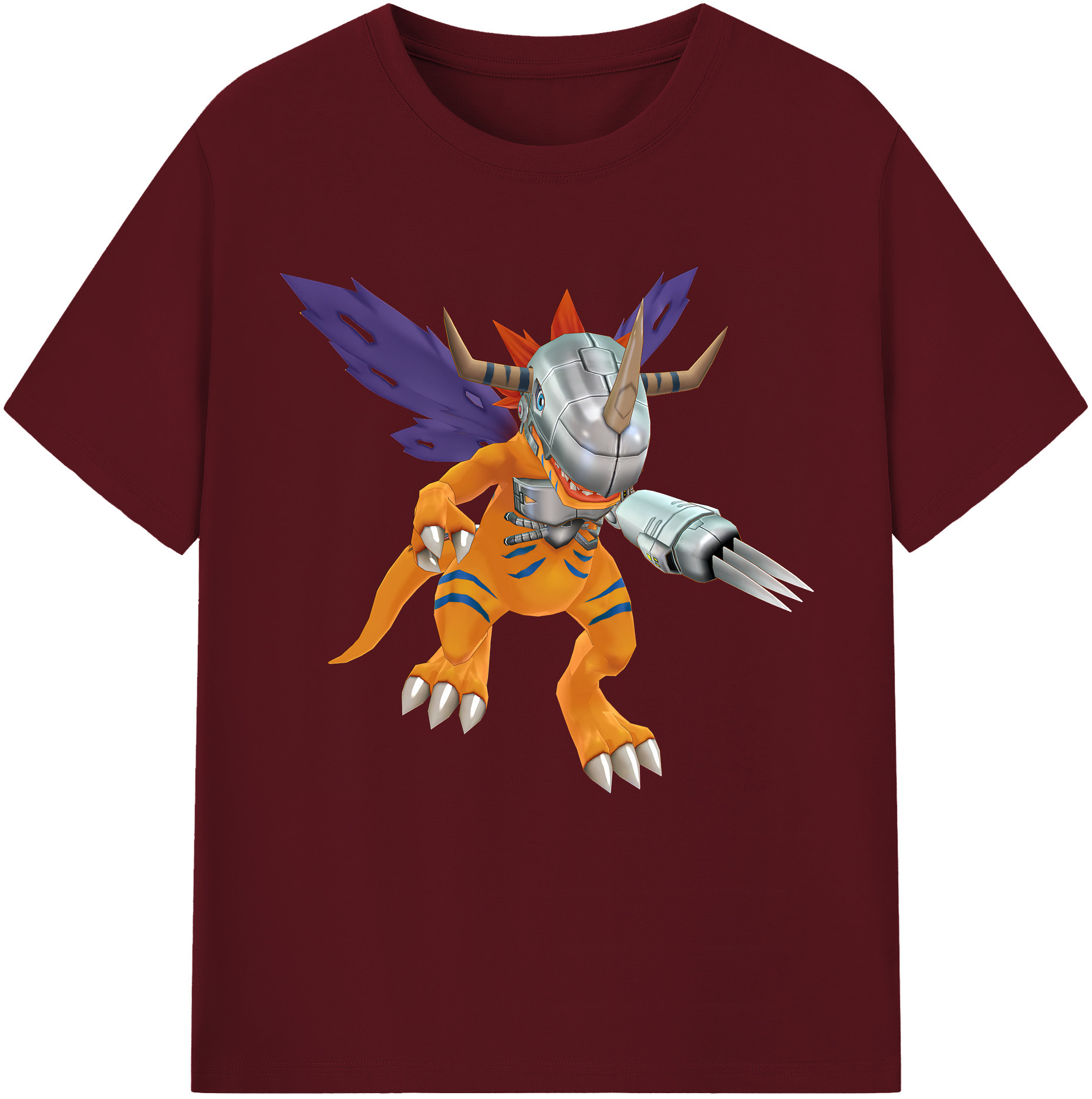 （画像用） Digimon デジタルモンスター/デジモン 綿100％半袖Tシャツ（フロントプリント）